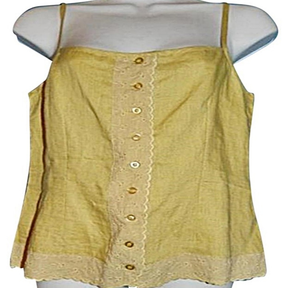 Grace Elements Vintage Button Front Camisole Top - image 1